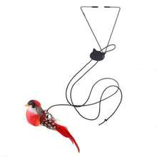 1pc Adjustable Telescopic Cat Teaser Wand With Realistic Bird, Nylon & Artificial Feathers, Cat Toy - Mouse Toy - View 8