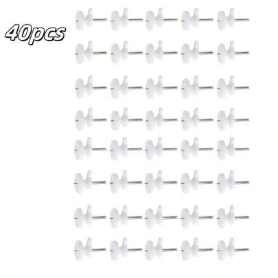 40pcs Super Strong Invisible Wall Hooks, Ideal For Hanging Artwork - Perfect For Displaying Wedding Photos, Embroidery And Art Prints, Must-Have Home Decor, No Drill Mini Seamless Nails, Wall Hanging Picture Frame Hooks, Invisible Heavy Duty Wall Nails.
