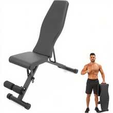 Heavy Weightlifting Platform 660LB Inclined Sit Up With Leg Extension Adjustable And Foldable Strength Training Fitness Equipment - Default - View 1