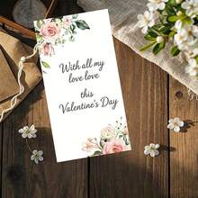 Thiệp chúc mừng Ngày Valentine tùy chỉnh, Thiệp cảm ơn tùy chỉnh, Thẻ tên tùy chỉnh, Thẻ quà tặng tùy chỉnh, Thẻ quà tặng Ngày Valentine, Ngày Valentine, Ngày của Mẹ, Tết Nguyên Đán, Nhãn quà tặng khách, Thiệp cảm ơn cá nhân hóa, Trang trí tiệc tùy chỉnh, Nhãn tối giản, Tự làm - Thiệp mừng ngày lễ tình nhân - Xem 5
