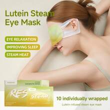 VENROCK Lutein Steam Eye Mask For Eye Relaxation And Better Sleep With 45-Minute Heat Therapy - Green - View 3