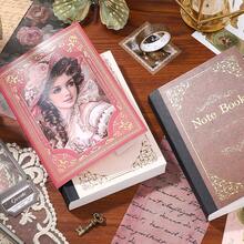 Simno Vintage Ästhetik Sammelalbum Set, Retro Junk Journal Set mit Aufklebern, Washi Tape & A6 Notizbuch mit dekorativem Papier Schreibwaren Bullet Junk Journal Basteln Geschenk für Teenager Mädchen Frauen - Verschiedenfarbig - Übersicht 11