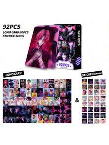 动漫猎人女子组合（），KPOP D/Emon Hunters&H-UNTR/X，Kpop粉丝周边商品，偶像周边礼物（朋友生日礼物），全息卡片，卡通明星卡片，卡通全息卡片，派对用品，情人节礼物，小礼物，盒装高清照片卡，收藏品