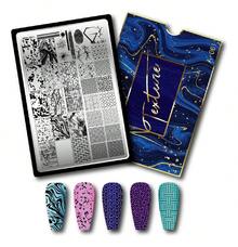 TendenciaPlaca Para Estampar Uñas Stamping Plate A-061 TextureCalidad premium - 1 - Ver 1