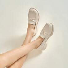 Giày lười nữ đa năng, phù hợp đi làm và sinh hoạt hàng ngày. - trắng - Xem 2