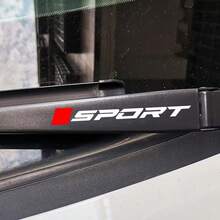 2 Pieces Car Windshield Stickers, Waving Rear Wing Wiper Stickers, Suitable For //Mitsubishi//MG - A - View 7