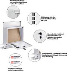 Mailboxes - أبيض - مشاهدة 2