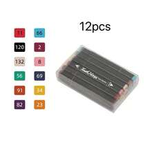Premium Dual-Tip Marker Pen Set (12/24/36/48/60/80/120/168 Colors) - Versatile Brush Pens Suitable For Painting, Sketching, Cardboard Comic Design - Unleash Your Artistic Talent - Multicolor - View 5