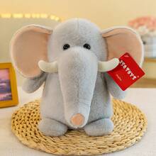 TendenciaRegalo Niños Peluche Dinosaurio - Elefante E Hipopótamo 23cmCalidad premium - Elefante - Ver 3