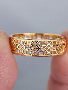 1 PC Glamorous Cubic Zirconia Ring For Women For Wedding Engagement Anniversary Party Jewelry Valentine's Day Gift - 1# - View 7