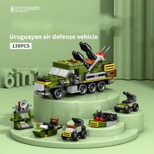 1296 Pieces City Set Aircraft Carrier Blocks Set, 6 In 1 Military Warship Battleship Building Kit With Airplane, Boat, Cop Car, Tank, Creative Roleplay Ship Gift Toys For Kids Boys 3+ Years - Multicolor - View 8