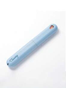 Personalized Toothbrush Cup, Customizable With Name And Photo, Portable, With Lid, Dust-Proof, Easy To Clean And Store, Travel Storage Box, Convenient To Carry, Waterproof, Made Of Durable Plastic Material, Lightweight And Compact, Multi-Functional, Suitable As Birthday Gift For Family And Friends, Also Suitable For Valentine's Day, Wedding Season, Ramadan And Other Occasions. - Multicolor - View 9