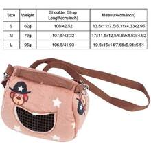 Bolsa de Transporte para Mascotas, Transpirable portátil para Hamster Bolsa de Salida Multifuncional para café Mascotas pequeñas para Viaje Veterinario Senderismo Aire Libre,37423979 - Verde Oscuro - Ver 6