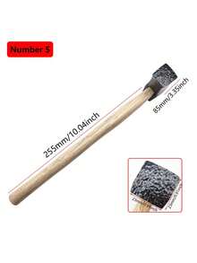 1件装珠宝工具纹理锤，带木柄冲压印刷金属槌，适用于珠宝维修和DIY雕刻工具 - 彩色 - 查看 13