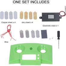 Kit de Experimento Científico de Batería de Frutas con Instrucciones, Experimentos de Laboratorio para Niños para Bricolaje, Juguete de Enseñanza en Casa, Proyecto de Ciencia Escolar, Tema Educativo,37425217 - Multicolor - Ver 2