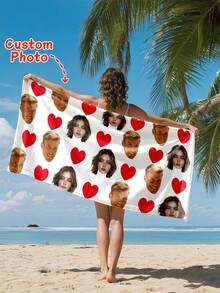 هذا المنشفة الشاطئية المخصصة يمكن طباعتها بصورتك الخاصة وهي مناسبة لمجموعة متنوعة من المناسبات، بما في ذلك الشاطئ والحمام والسفر والتخييم والاستخدام في اليوغا. هذه المنشفة الشاطئية متعددة الاستخدامات مثالية للأنشطة الشاطئية الخارجية والسفر، مما يتيح لك الشعور بالراحة أثناء الاسترخاء والاستمتاع بأشعة الشمس والاسترخاء. - متعدد الألوان - مشاهدة 1