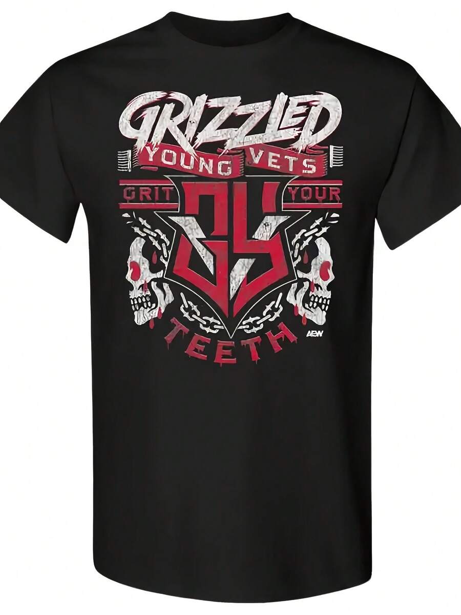 Grizzled Young Vets Grit Your T Shirtth AEW Official Shirt - 款式3 - 查看 1