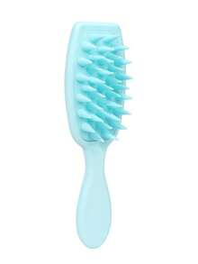 1pc Long-Handled Hair Comb, Silicone Hair Brush, Hair Cleaning Brush, Deep Cleaning For Hair And Scalp - Multicolor - View 11