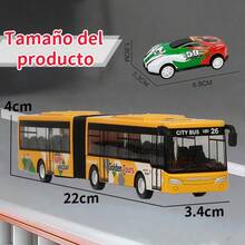 TendenciaAutobús De Aleación De Simulación, Coche De Juguete ParaCalidad premium - Amarillo - Ver 7