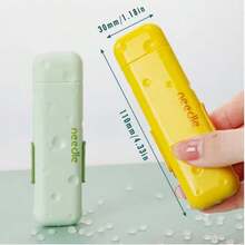 1 pieza Kit de costura 3 en 1 con enhebrador, descosedor y cortador de hilo retráctil, incluye enhebrador, descosedor, caja de agujas magnética, diseñado para costura a mano y otras necesidades de costura - Multicolor - Ver 3