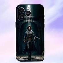 Funda de teléfono L-Lies of P GAME compatible con  17,16,15,14,13,12,11, Pro Max, XS, X, XR, SE, Mini, 8, 7, cubierta de silicona suave negra, funda compatible con  17 pro max, funda de  17 pro, funda de  17, funda de  16 pro max - z7 - Ver 6