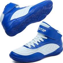 ZIITOP Wrestling Shoes Men Women Boxing Shoe Barefoot Hiking Boots Lightweight Breathable Zero Drop Non Slip - Blue - View 13