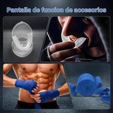 Guantes Box, Guantes de Box para Hombre Mujer, Guantes de Boxeo(12-14-16 oz), Incluyen Protector Bucal, Correas Boxing y Bolsa Almacenamiento, Ideales para Boxeo y MMA - 12 onzas - Ver 4