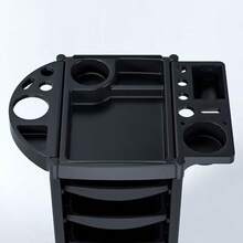 Carrito Auxiliar Estética Salón De Belleza Peluquería - Negro - Ver 7