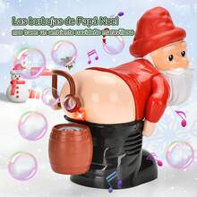 TendenciaJuguete De Navidad De La Máquina De Pompas De Jabón NavidadCalidad premium - Rojo - Ver 7