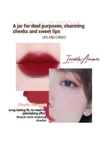 NOVO 二合一哑光唇膏，防晕染，持久不脱妆，适合学生，素颜，聚会，通勤，节日，派对 - 58#棕紅色 - 查看 3