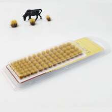 77片人造草丛，适用于DIY微缩景观、模型场景装饰和植绒人造草坪迷你装饰品 - As photo - 查看 17