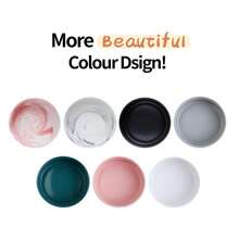 395ml Self-Assemble Ceramic Double Layer Cat & Dog Bowl, Pet Feeding & Water Bowl For Cats & Puppies - 395ml - View 8