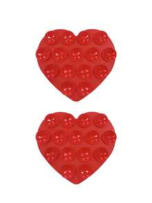 1/2/4个装硅胶章鱼吸盘、心形硅胶吸盘、长方形硅胶吸盘手机支架，防滑硅胶材质。情人节送给男友/女友的礼物。 - 彩色 - 查看 13