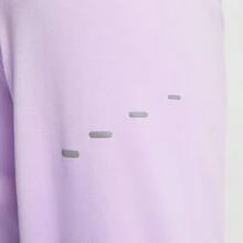 Nike Women's AS W NK SWIFT DF UV HZ TOP Polo Shirt, Knitted Collared Long Sleeve - Black - View 4