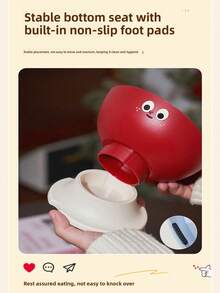 1pc High-Leg Anti-Slip Anti-Spill Pet Bowl, Large Capacity Dog/Cat Food & Water Bowl, Easy To Clean - Multicolor - View 5