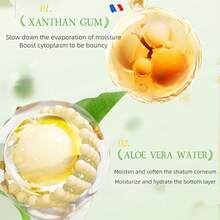 120毫升维生素E和橄榄油保湿面部精华液，面部补水、提亮、滋养妆前护肤品 - 青檸色 - 查看 9