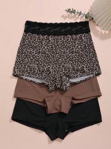 3pcs Women's Comfortable Hipster Panties - Multicolor - View 3