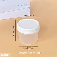 10/20pcs (Bowl + Lid) 120/160/200/240/280/300/400/600ml Reusable Lunch Bowls With Lids, Suitable For Yogurt, Overnight Oats, Meal Prep - Microwave & Dishwasher , Food Storage Containers, Breakfast Cups, Lunch Boxes, Large Capacity Portable Plastic Jars - Multicolor - View 18