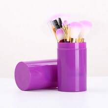 12 piezas Juego de brochas de maquillaje portátil, brochas de alta calidad para rubor, polvo, sombra de ojos, delineador de ojos, herramientas de maquillaje, regalos, brochas de maquillaje profesionales, juego de maquillaje completo - Multicolor - Ver 11