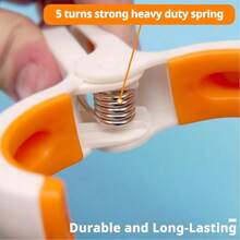 1/3 PCS Plastic Beach Towel Clips, Capable Of Securing Clothes, Blankets, And Shoes To The Clothesline (Ropes) And Lounge Chairs. Windproof Clips For Clothing, Large Plastic Windproof Clips For Swimming Pools And Beach Chairs, Safety Clips For Beach Chairs. (White And Green) - Multicolor - View 8