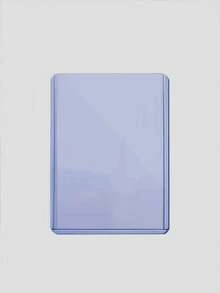 5pcs Transparent Card Sleeve With 1 Random Sticker, Suitable For Various Trading Card Games, Such As Photo Cards, Etc. Back To School - Clear - View 7