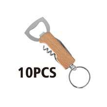 Personalized Multifunctional 3-In-1 Portable Stainless Steel & Wooden Handle Wine/Beer Bottle Opener, Gift For Father,Multi-Functional,Durable,Ornamental,Reusable,Exquisite,Stylish,High-Quality,Colorful,Modern,Custom,Personalized,Unique,Delicate Romance - Multicolor - View 14