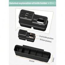 2-Tier Dish Rack With Draining Rack, Drip Tray, Cutlery Holder, Home Kitchen Storage Rack, Carbon Steel Material - Multicolor - View 9