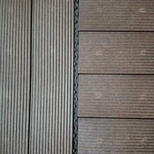Modular Plastic Deck Flooring, Wood Type, Quick-Fit Installation, For Bathroom, Outdoor Area, Garden, Pool, Balcony, Veranda - Dark Brown - View 8