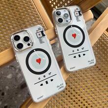 Funda para Teléfono con el Nuevo Álbum deúsica de K-, el Nuevo Artista de, Compatible con 17, 16E, 16, 15, 14, 13, 12, 11 Pro,, X, XR, XSMAX, 8, Plus.Incluye Marco de Lente Plateado Metálico y una Funda Trasera Suave Transparente.17  17promax - transparente - Ver 1