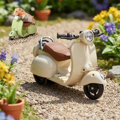 TendenciaMini Moto  Electrica Pilas, Juguete Con Luz Y SonidoCalidad premium