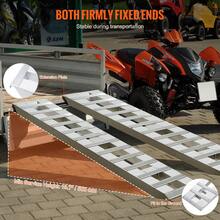 Loading Ramps, 2 Pcs 72 X 15 In, Durable Aluminum And Heavy-Duty Trailer Ramp Set With Anti-Slip Plates, 6000 Lbs Combined Capacity, For Carts, Farm Tractors, ATVs, Lawn Mowers, Motorcycles - 2 PCs 72 X 15 In - View 5