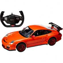 R/C 1:14  GT3 Carro a Control Remoto, Coche a Control Remoto, Carrito de Juguete, Coche con Control Remoto rápido, vehículo de Control Remoto, Ideal para Niños de 4 a 12,37266787 - Gris Oscuro - Ver 5