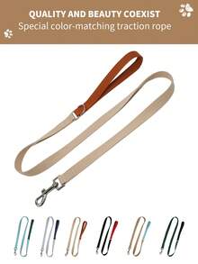 360-Degree Swivel Leash, Durable Pet Leash Suitable For Large, Medium And Small Dogs, Ideal For Outdoor Walking, Training And Strolling - Multicolor - View 2