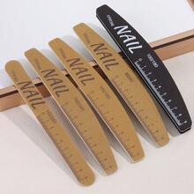 Nail File Set, 80/100/150/180/240 Grit, Washable Files, Built-In Markings And Nail Shaping, Double-Sided, Suitable For Manicures, Straight Strong Sandpaper, Salon-Grade Nail Supplies, Professional Sandpaper Cuticle Remover, Polishing File, Nail Tools - Multicolor - View 13